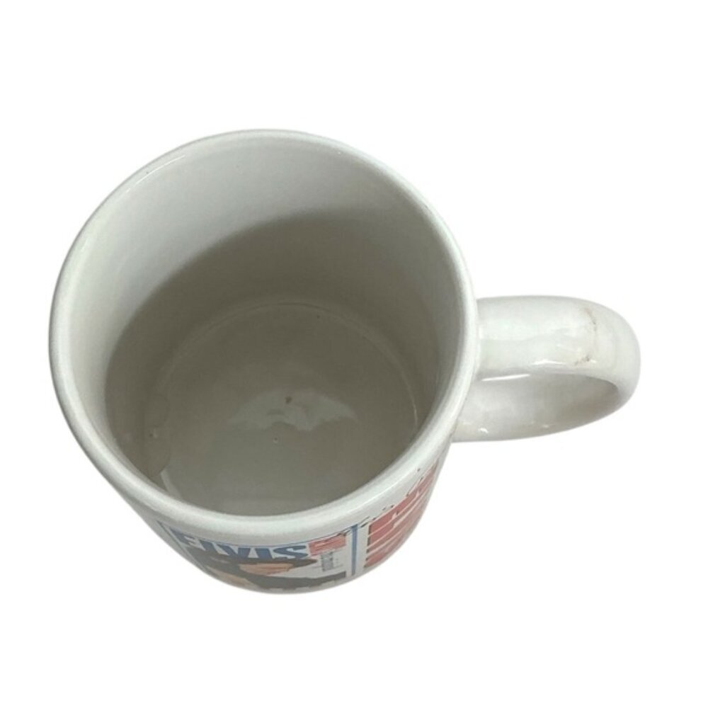 Vintage Elvis Presley Mug with Signature 12 oz Coffee Tea White 2010 Collectible - Picture 5 of 16